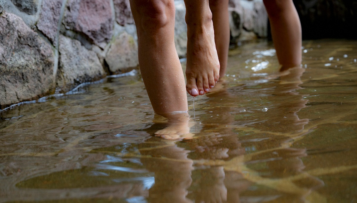 Il percorso Kneipp in Renon