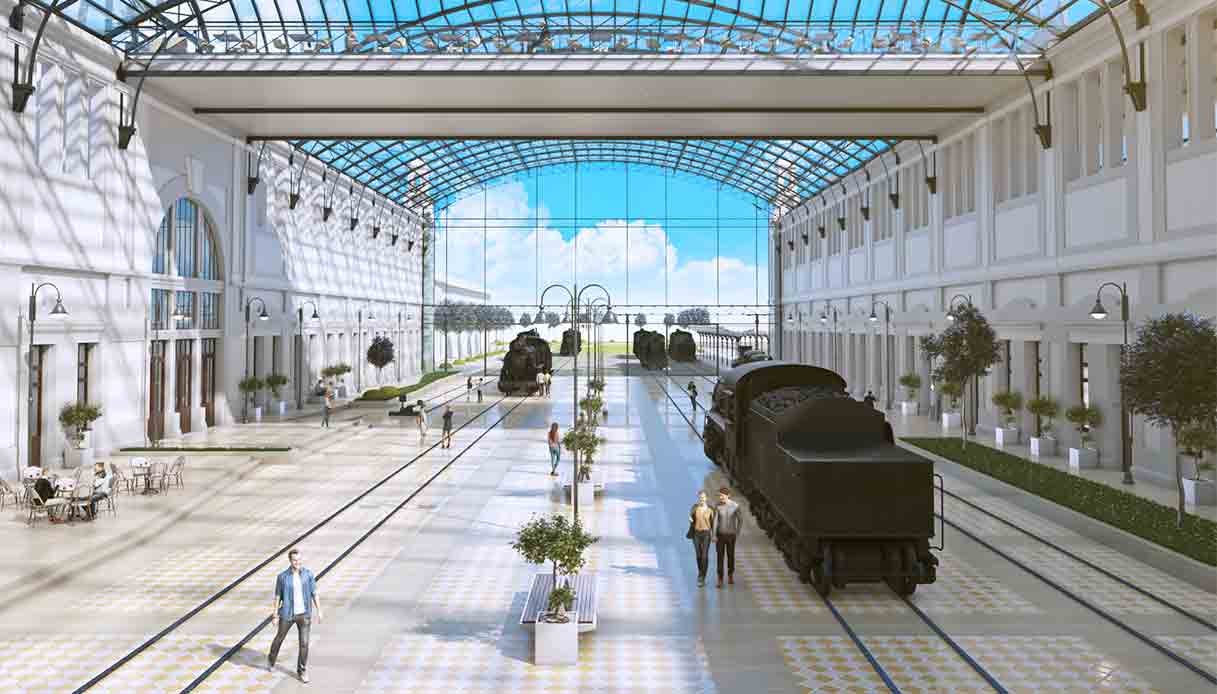 Stazione-Trieste-Campo-Marzio-locomotive storiche