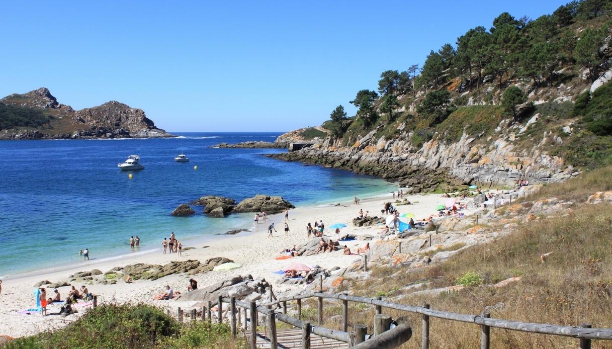 Spiaggia di Nosa Senora nelle isole Cíes