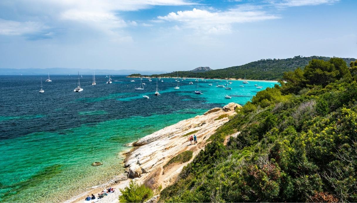 Spiaggia di Courtade a Porquerolles