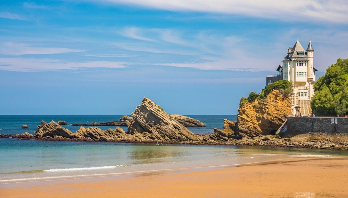 La spiaggia di Biarritz