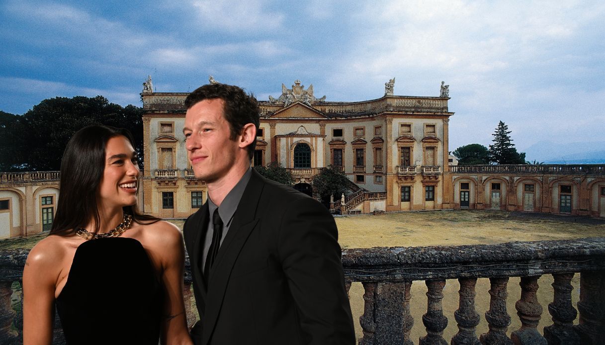 Dua Lipa e Callum Turner festeggiano il matrimonio a Bagheria, nel palazzo del Gattopardo