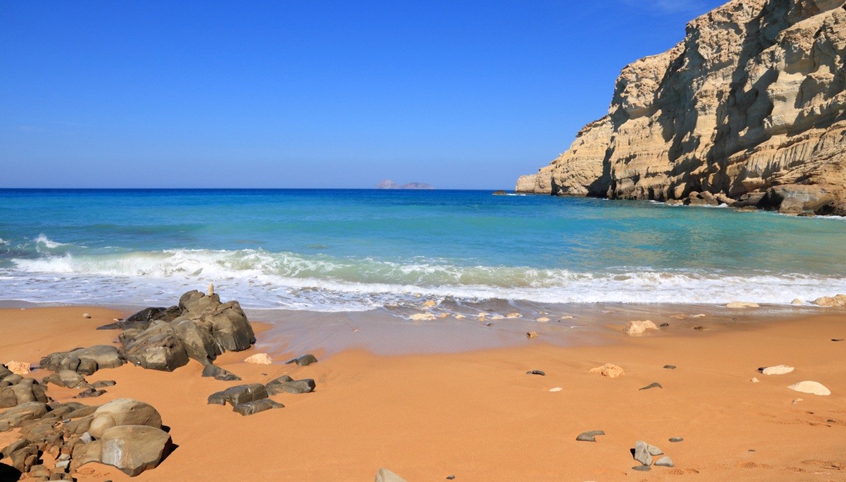 Sulla costa sud dell'isola di Creta si trovano le principali location di "The Beach"
