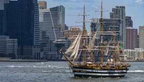 La nave Amerigo Vespucci in tour nel Nord America