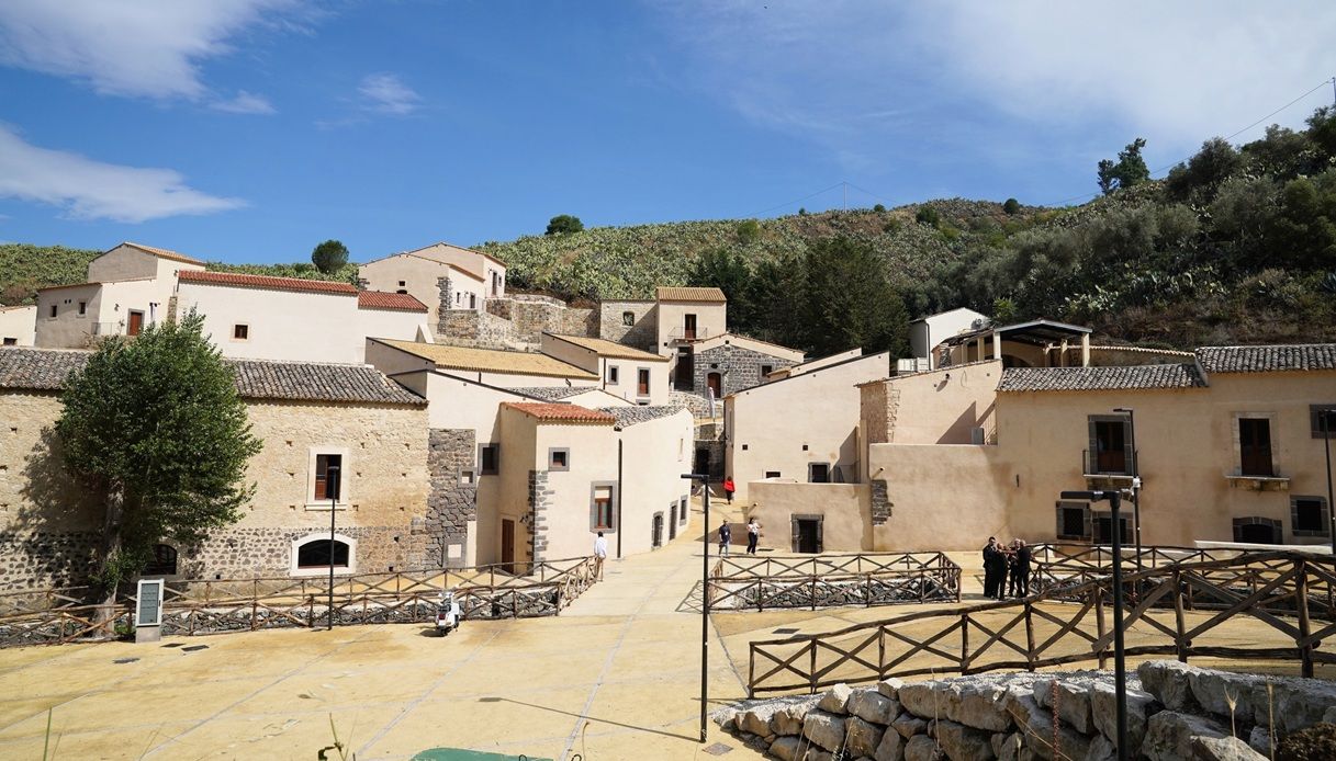Gli edifici ristrutturati del Borgo della Cunziria 