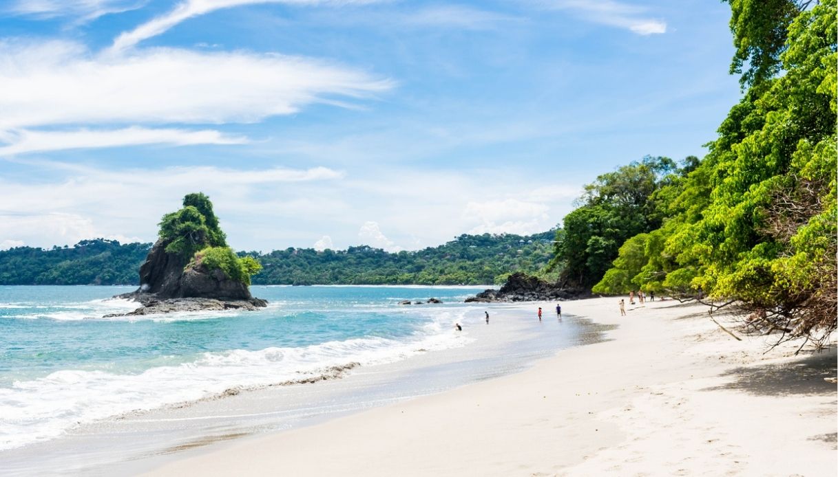 La spiaggia di Manuel Antonio in Costa Rica