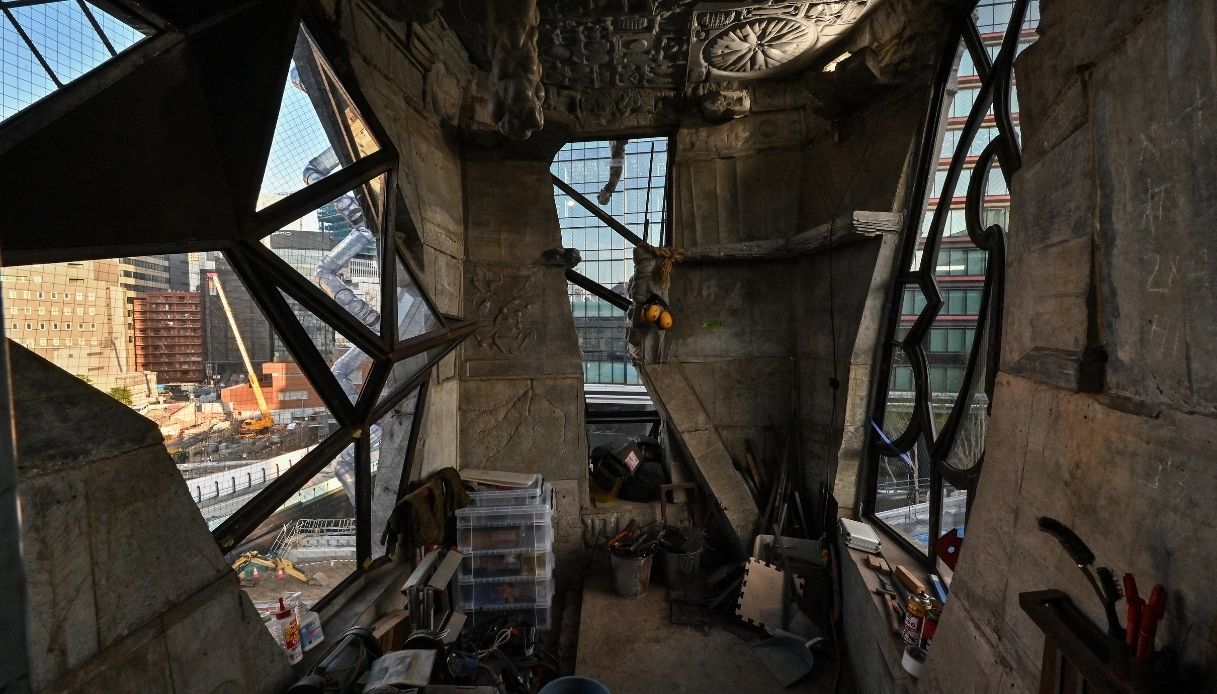 L'Arimaston Building visto dall'interno