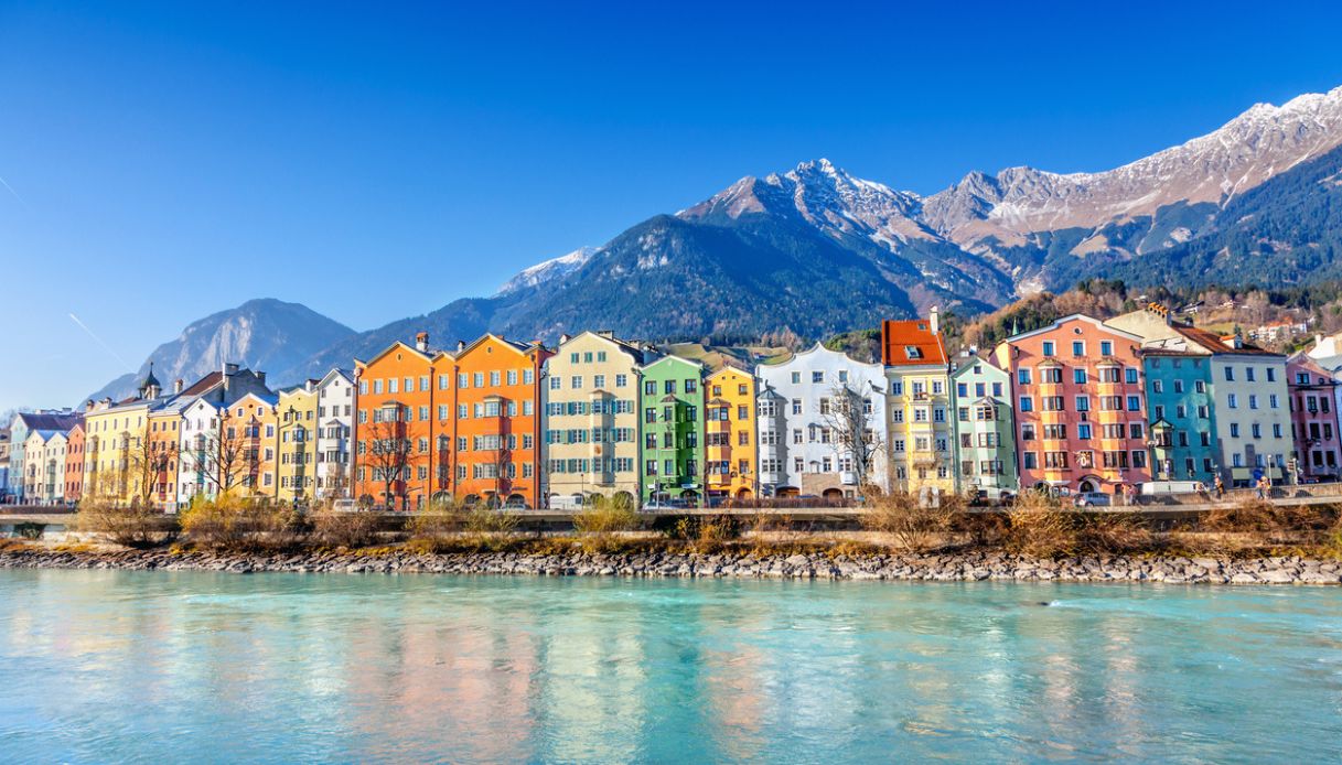 Skyline della città di Innsbruck, Austria