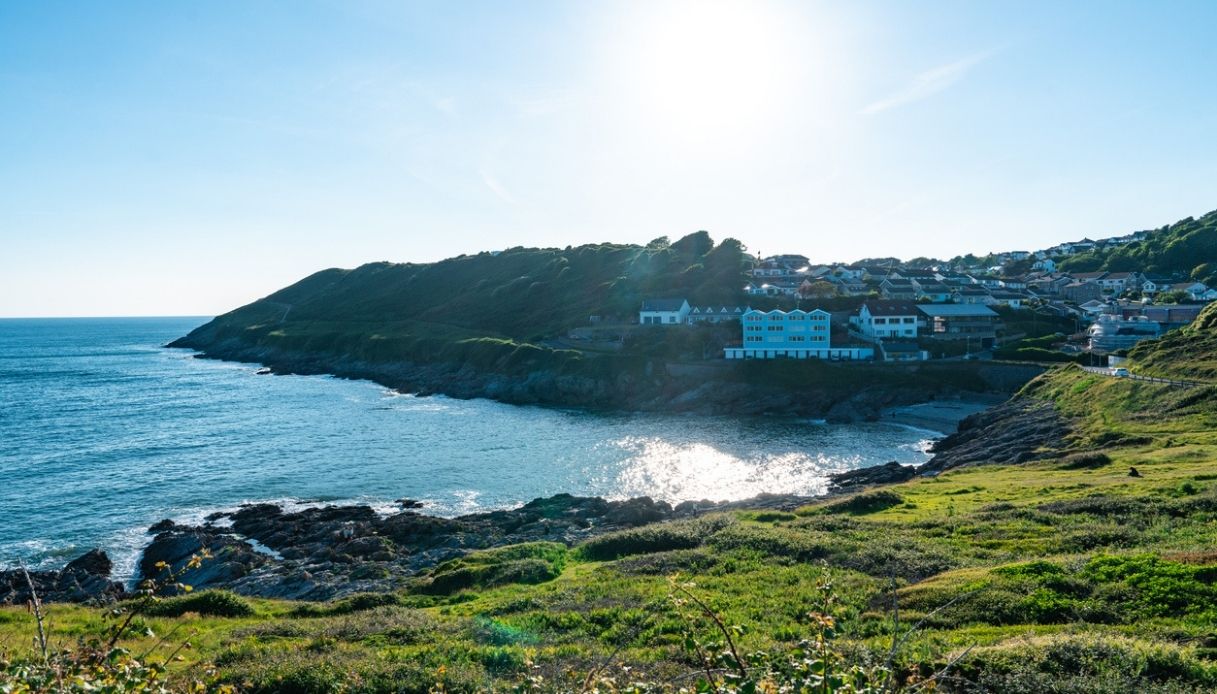 Vista panoramica sulla costa di Mumbles