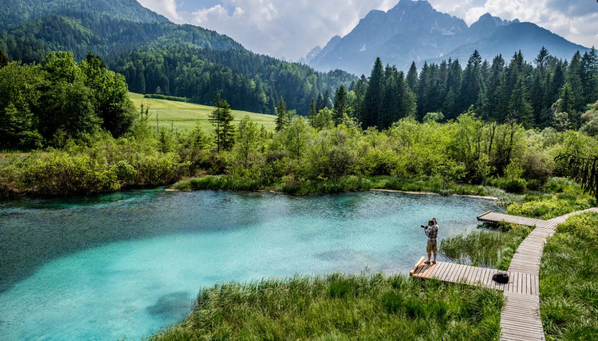 Lago Zelenci, Slovenia