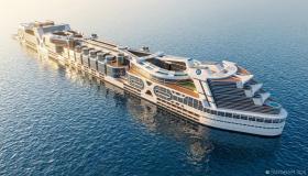 La nave residenziale più grande al mondo è una città galleggiante che fa il giro del pianeta