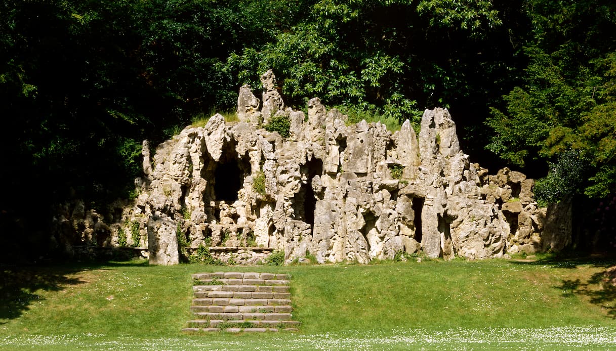 Old Wardour Castle, Inghilterra, Grotto