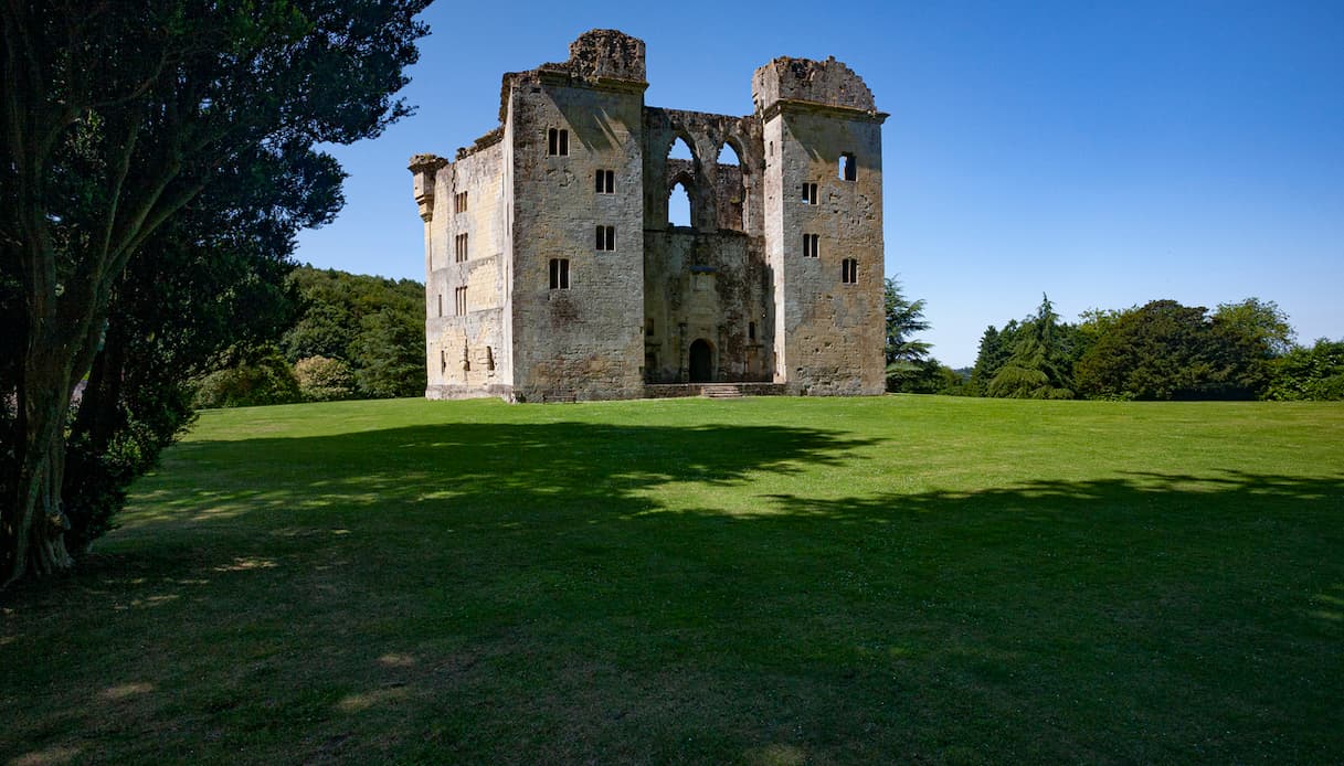 Old Wardour Castle, Inghilterra, facciata