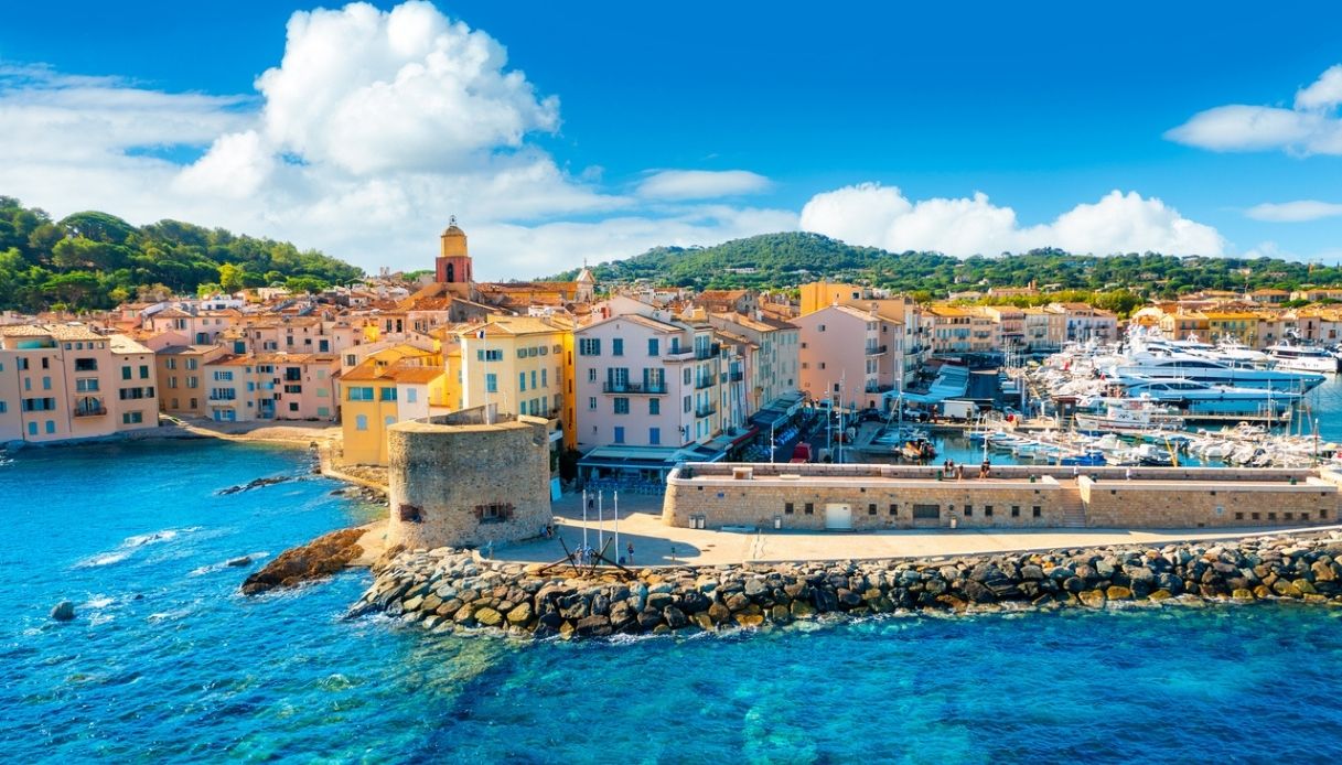 Vista sulla città di Saint Tropez