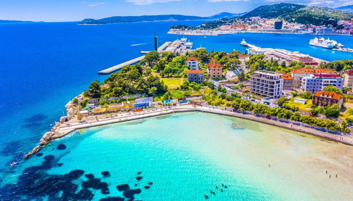 Spalato Bačvice Porto marittimo Croazia