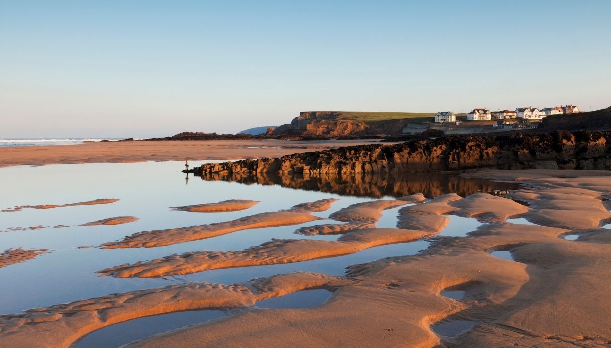 Vista sulla Summerleaze Beach
