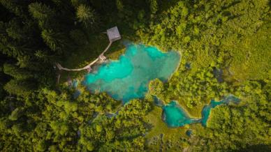“Non c’è niente di più bello in Europa”: così è stato definito Zelenci, il lago smeraldo della Slovenia