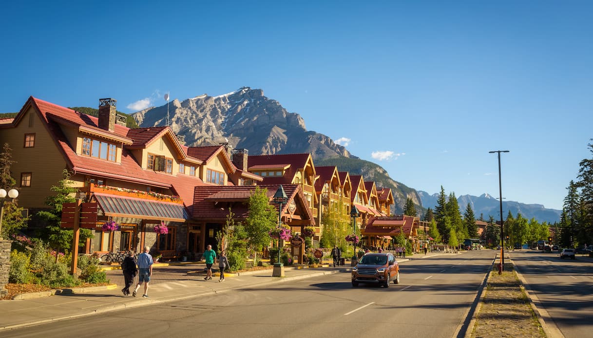 Banff, citt&agrave; Canada