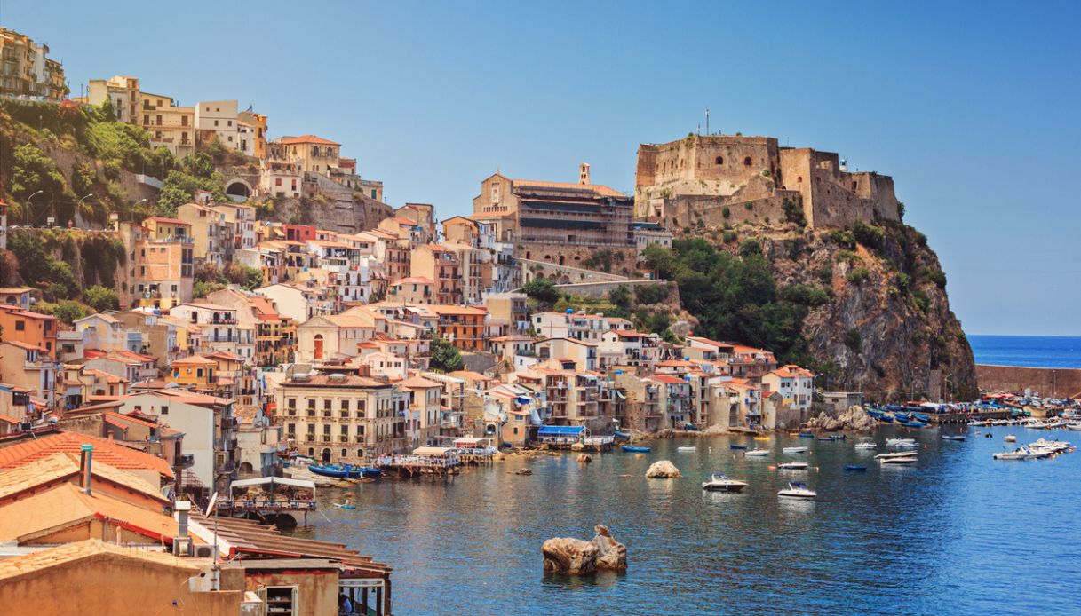 Panorama del borgo di Scilla, Calabria