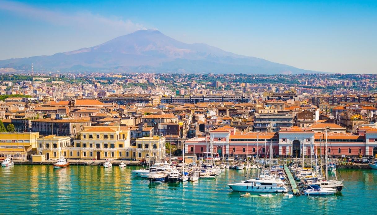 Catania vista dal mare