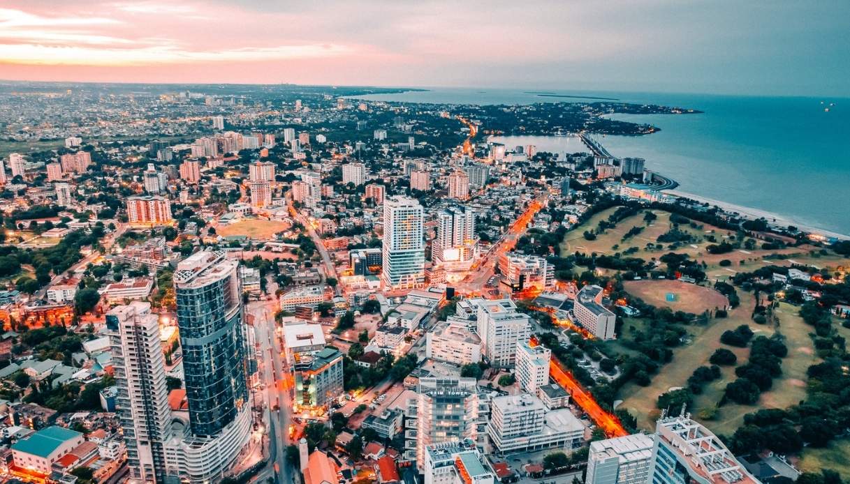 Dar es Salaam dall'alto