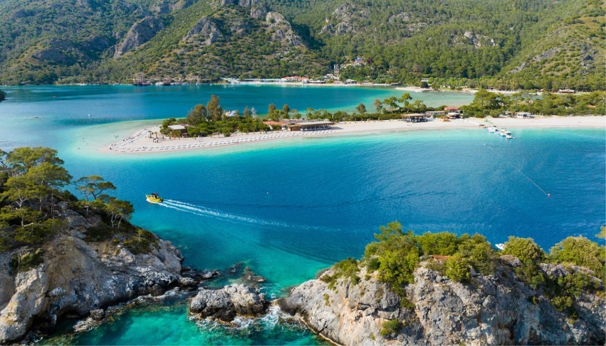 La spiaggia di Oludeniz a Fethiye