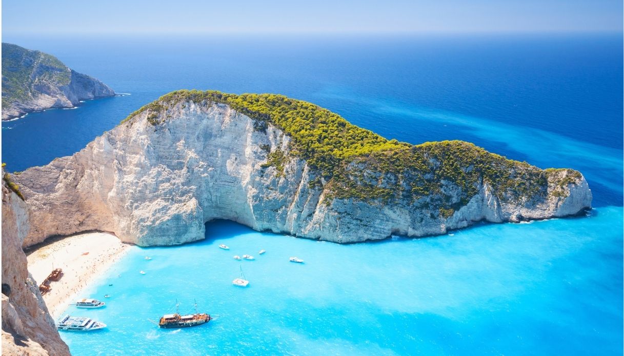 Zante, isola greca, baia di Navagio