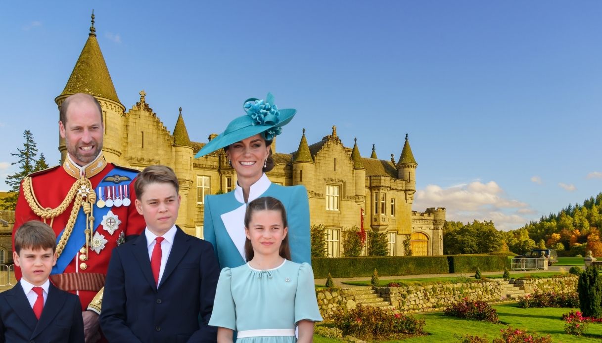 Kate e William in vacanza a Balmoral