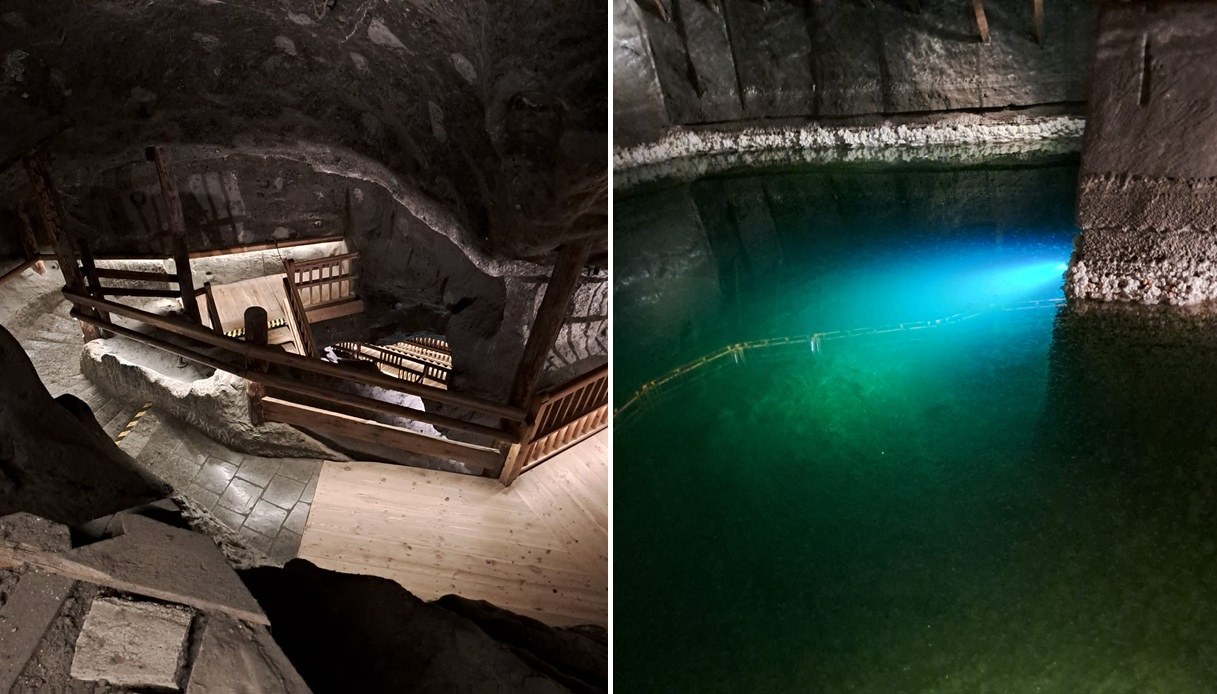 La scala infinita che scende nelle viscere della terra Miniera Wieliczka