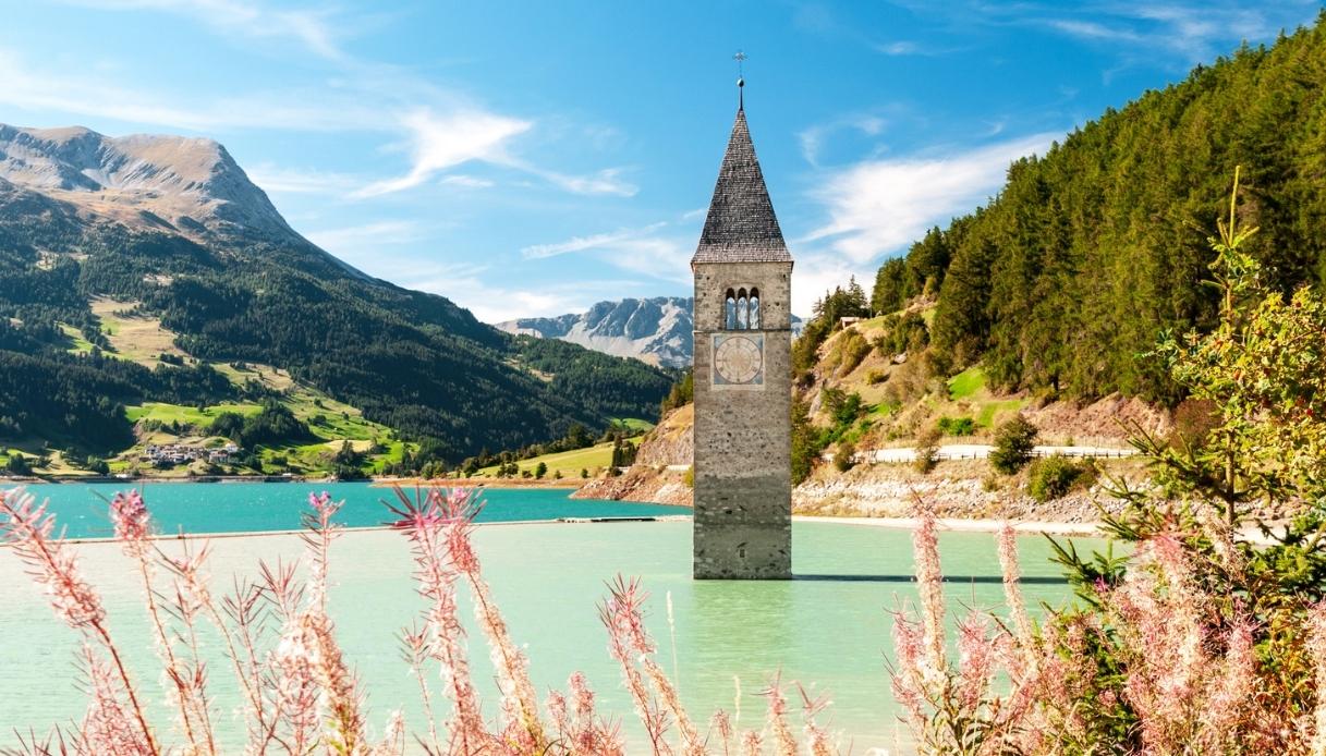 Lago di Resia e il campanile