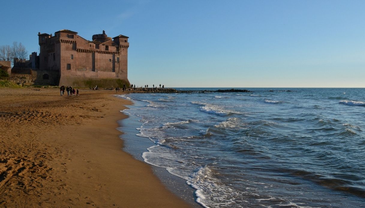 La spiaggia di Santa Severa