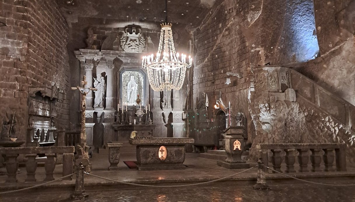 Cattedrale all'interno della Miniera di Sale di Wieliczka