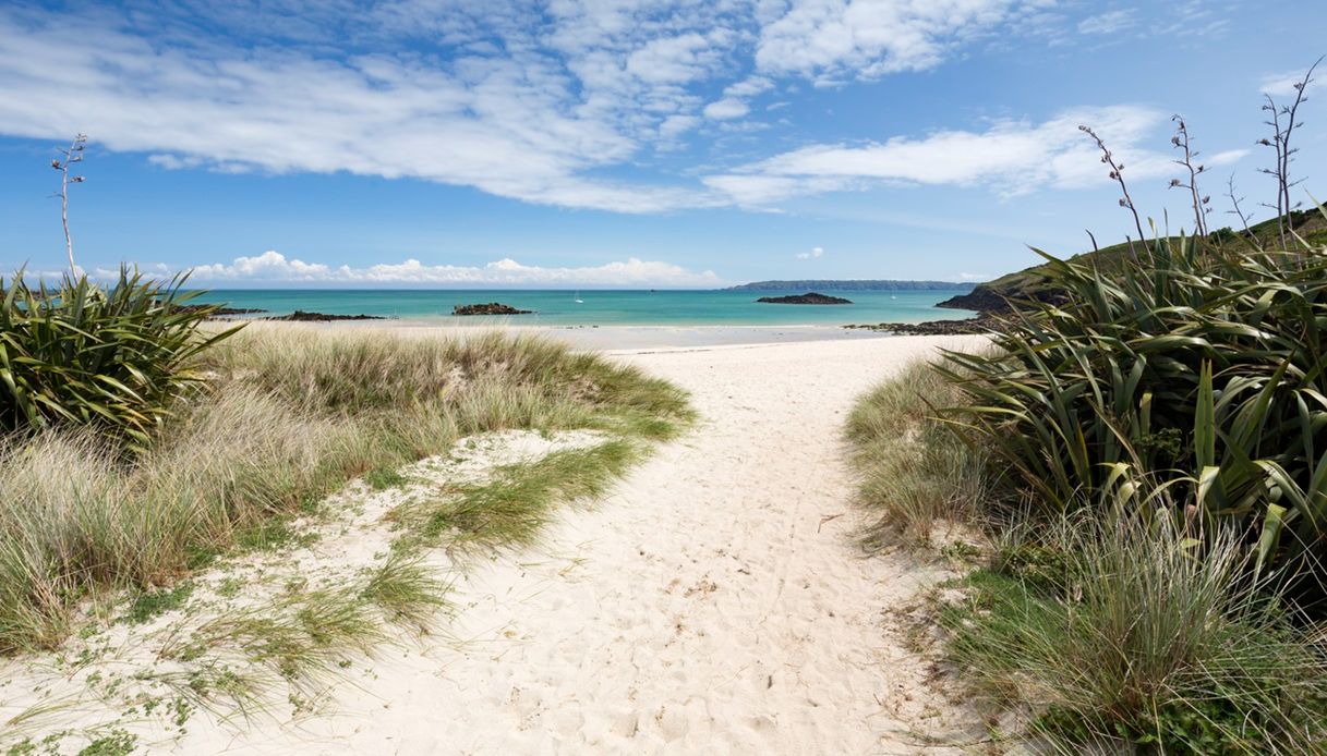 Spiaggia incontaminata dell'isola di Herm