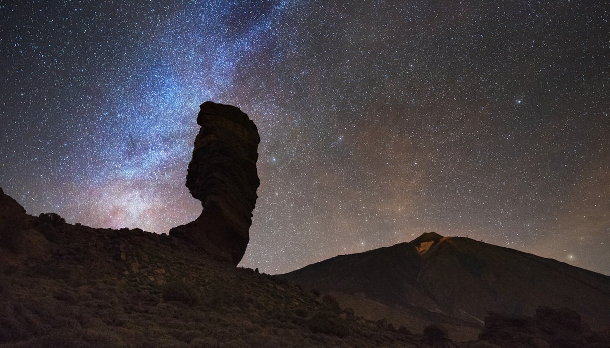 Via lattea nel Parco Nazionale del Teide