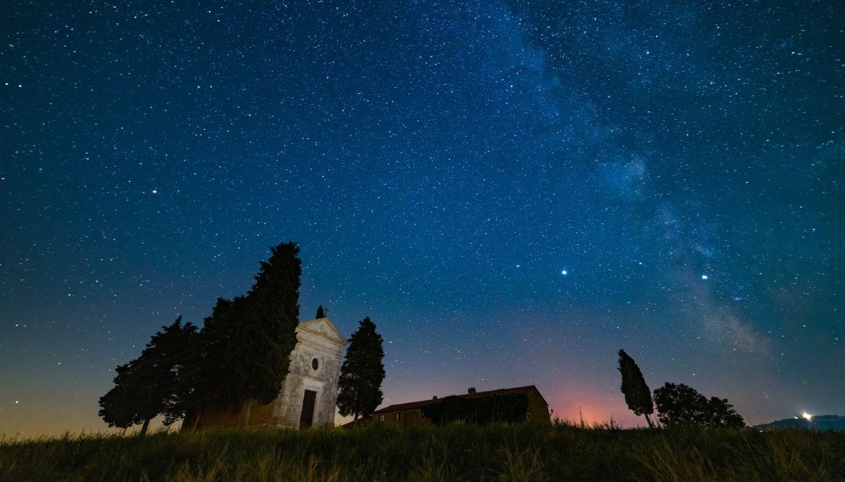 Cielo stellato in Val d'Orcia
