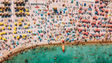 In spiaggia, tre quarti degli italiani sogna la tranquillità: lo studio