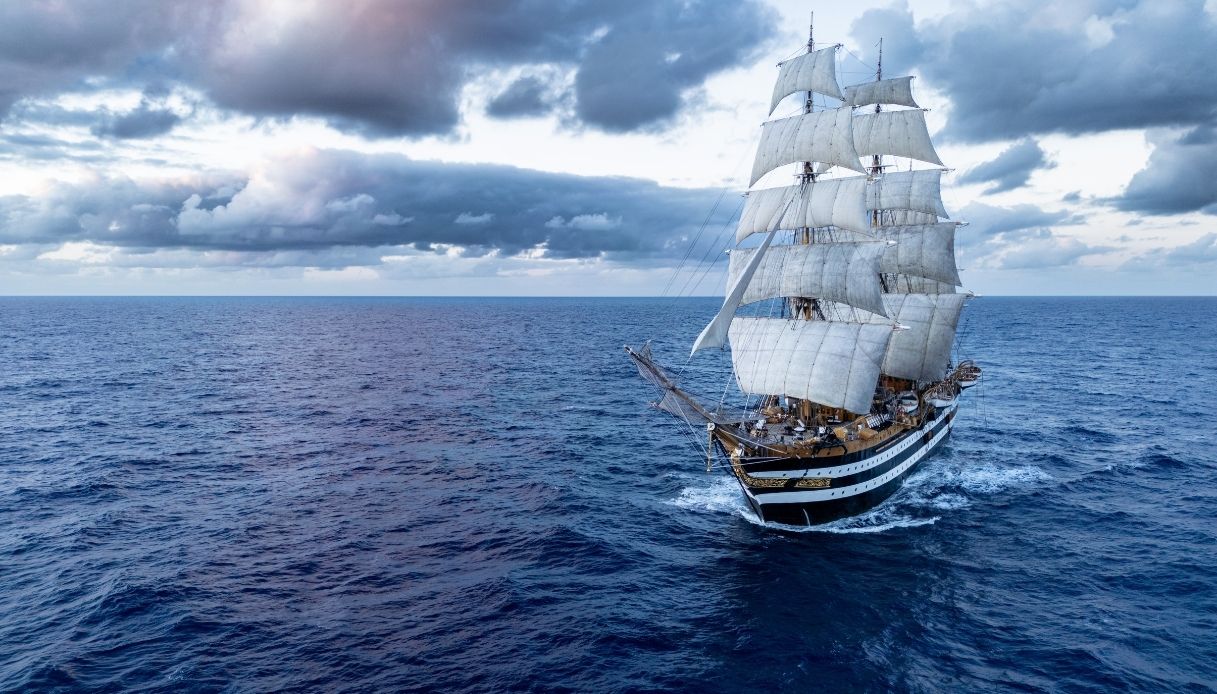 Amerigo Vespucci in navigazione