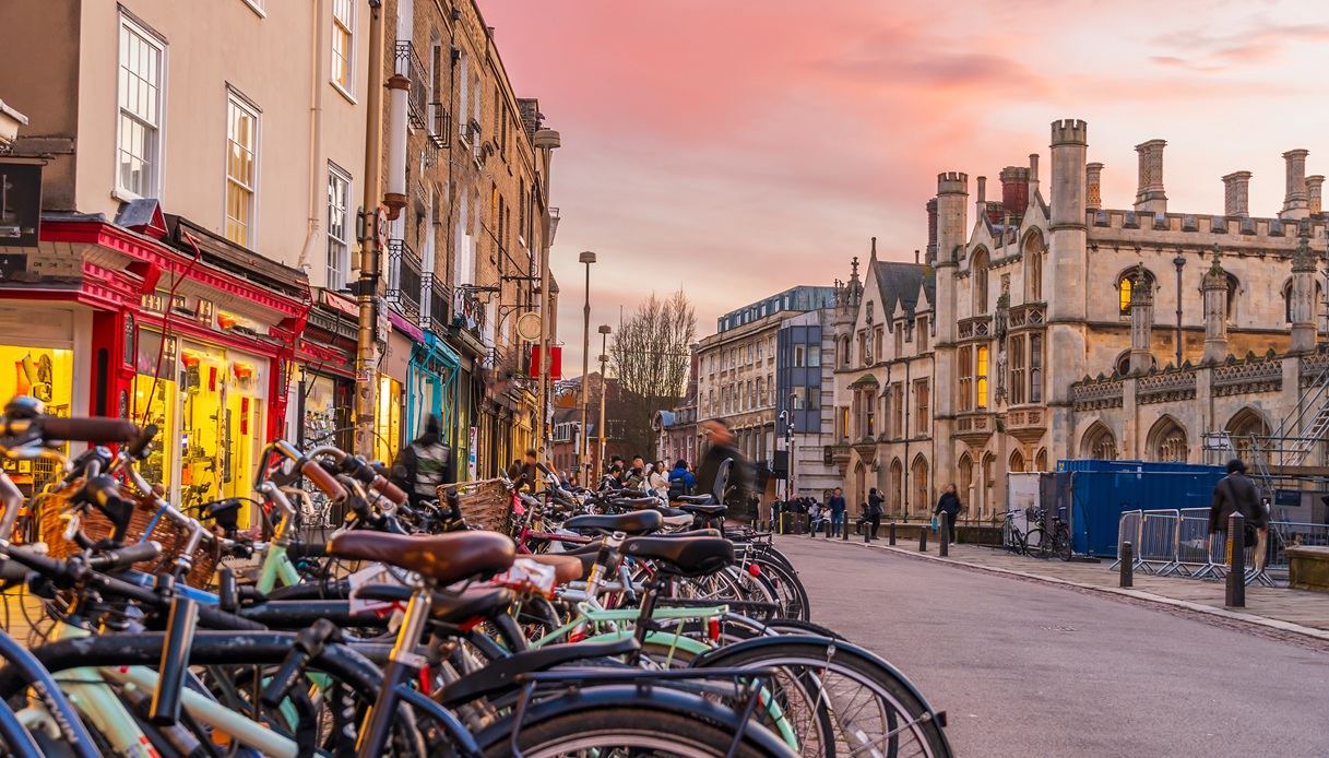 Cambridge è la migliore città da girare in bici