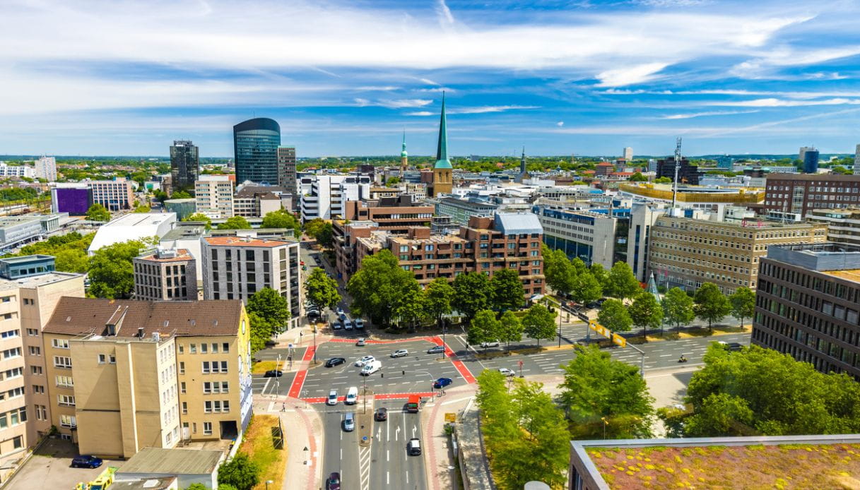 Skyline di Dortmund, Germania