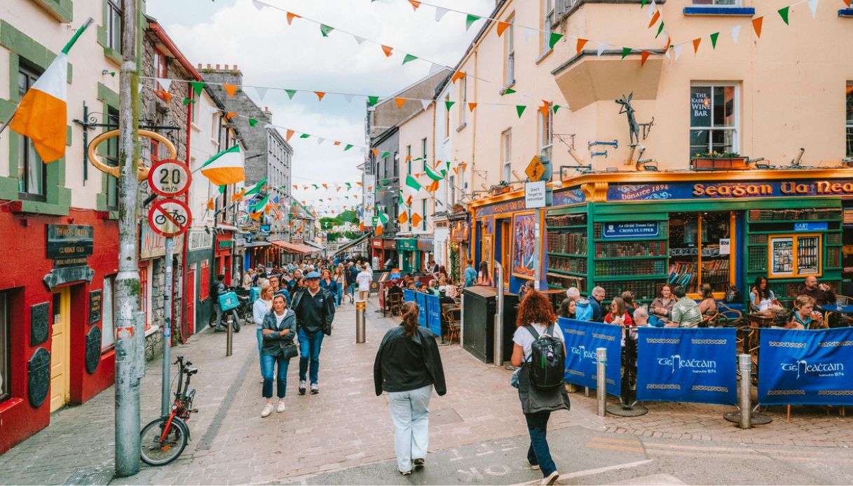 Centro storico di Galway, Irlanda