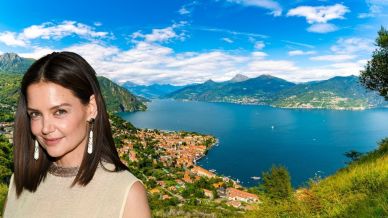 Katie Holmes sceglie il lago di Como per festeggiare il nuovo amore