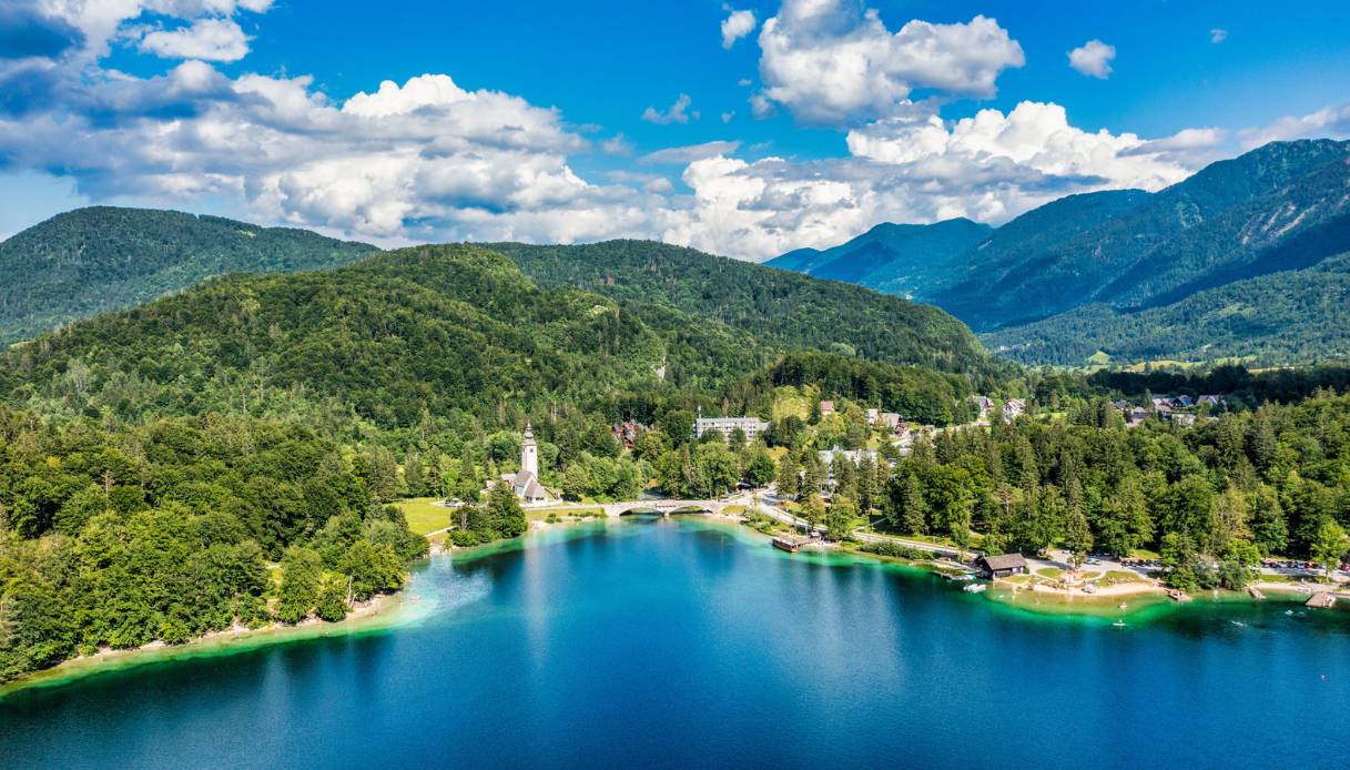 Lago di Bohinj, Slovenia