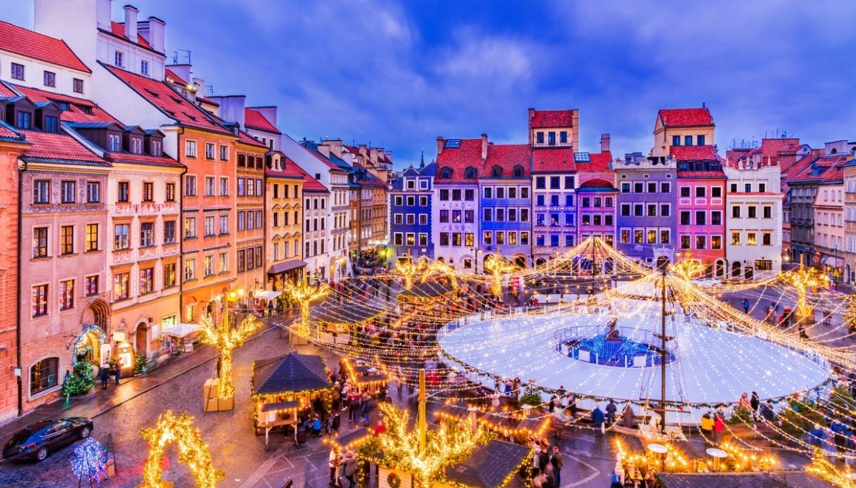 Varsavia, Polonia - Mercatino di Natale
