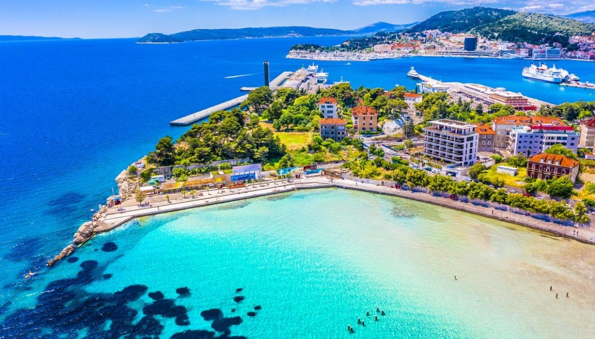 Spalato Bačvice Porto marittimo Croazia