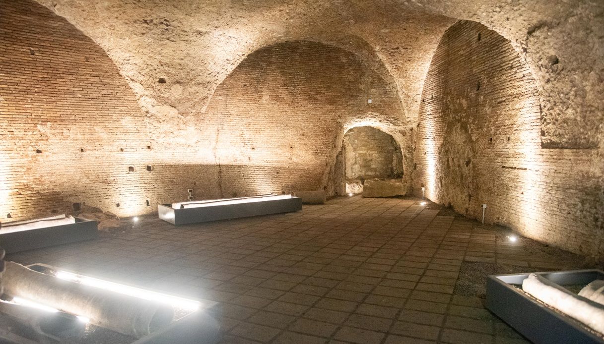 Nuovo spazio museale alle Terme di Traiano