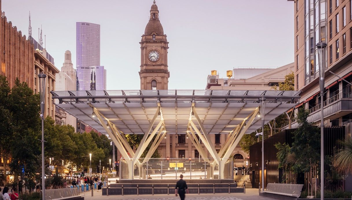 Town Hall Station di Melbourne (Australia)