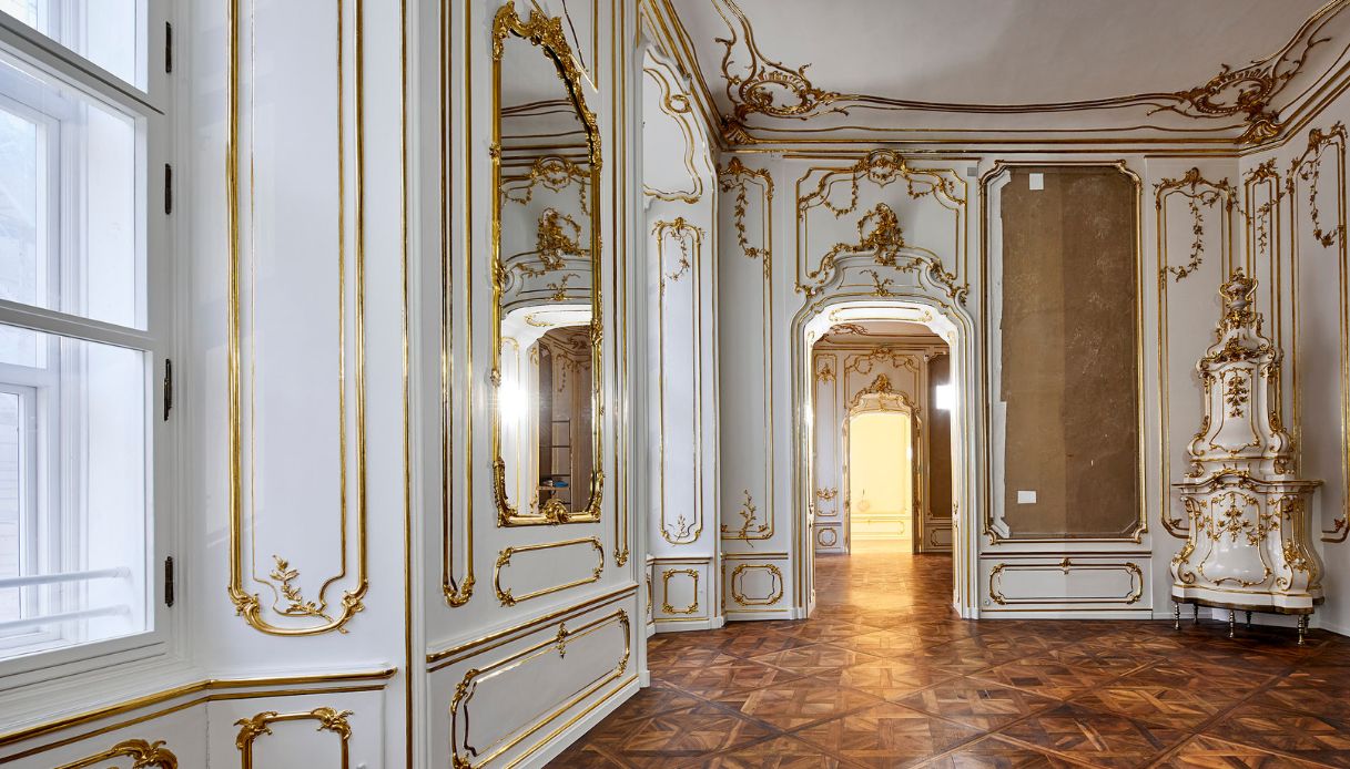 Sala decorata del Museo di Sissi a Vienna