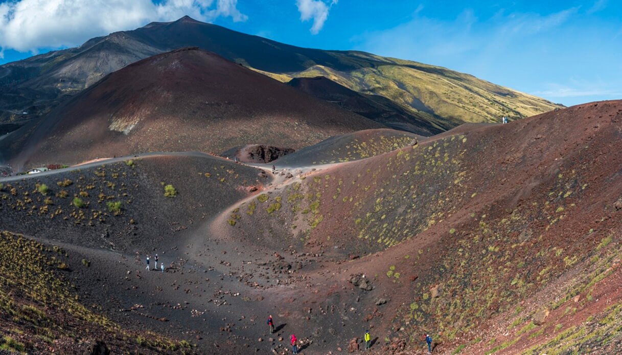 trekking sui vulcani italiani: l'etna