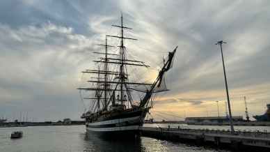 L’Amerigo Vespucci arriva a Trieste, quando vedere e salire a bordo del veliero più bello del mondo
