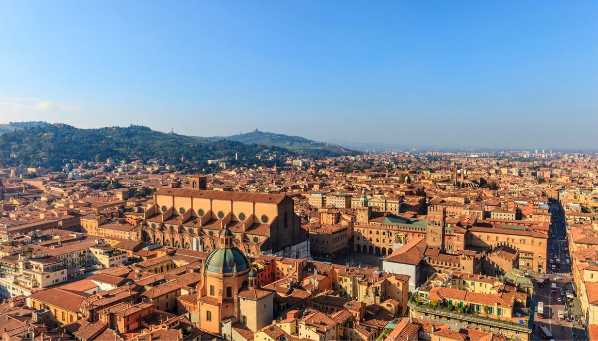 Bologna vista dall'alto